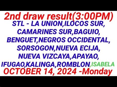 stl camarines sur|2nd draw result= 36*9 March 14 .
